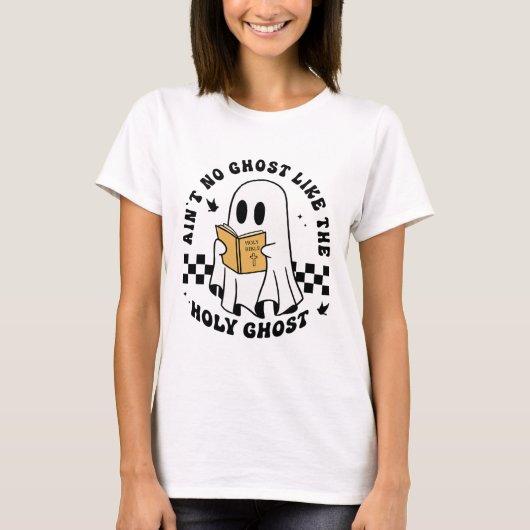 アイン'No幽霊のような聖なる幽霊おもしろい信者 Tシャツ (正面)