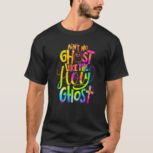アイン'No幽霊のような聖なる幽霊クリスチャン・ハロ Tシャツ (正面)