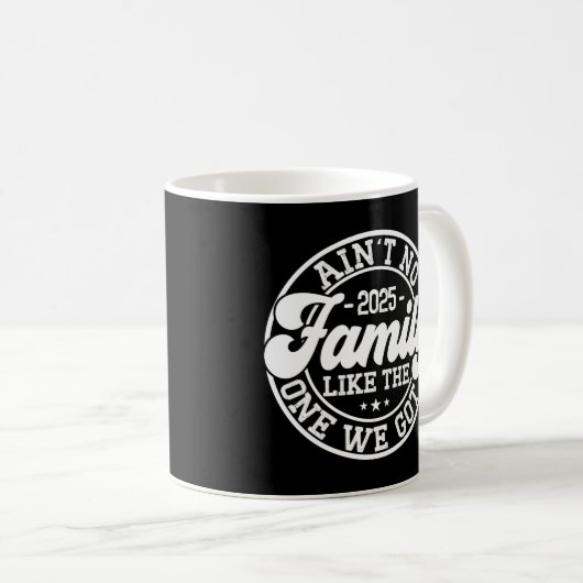 アイン'No Family Likeユーモアおもしろい誕生会クール コーヒーマグカップ (正面右)