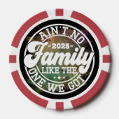 アイン'No Family Likeユーモアおもしろい誕生会クール ポーカーチップ (正面)