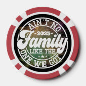 アイン'No Family Likeユーモアおもしろい誕生会クール ポーカーチップ (裏面)