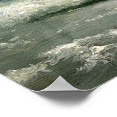 アイヴァゾフスキー – ビアリッツ1889 ポスター (角)