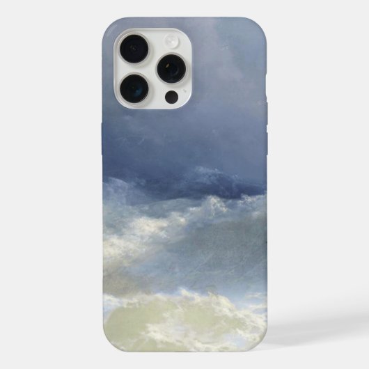 アイヴァゾフスキー《波の中》 iPhoneケース (裏面)