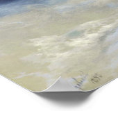 アイヴァゾフスキー「波間」 ポスター (角)