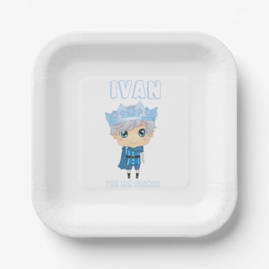 アイヴァンザアイスパンス紙プレート ペーパープレート (正面)