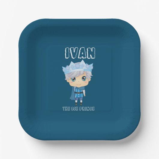 アイヴァンザアイスパンス紙プレート ペーパープレート (正面)