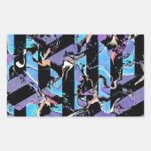 アイーソークラシックラウンドステッカー 長方形シール (正面)