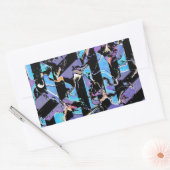 アイーソークラシックラウンドステッカー 長方形シール (封筒)