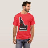 アイーダホが大好き 1 Tシャツ (正面フル)