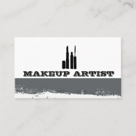 アイ化粧品抽象芸術（ばちゃばちゃ）跳ねる化粧アーティスト 名刺