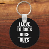 アイ巨大ナットおもしろいファンタジーサッカーローザー キーホルダー (正面)