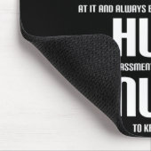 アイ巨大ナットおもしろいファンタジーサッカーローザー マウスパッド (コーナー)