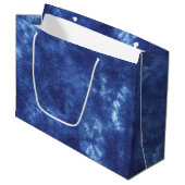 アイ日本のジゴ染料ブルー ラージペーパーバッグ (正面アングル)