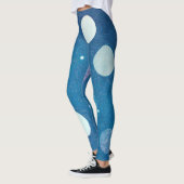 アイ日本のジゴ染料ブルー レギンス (左)