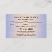 アイ気にアポイントメント名刺 予約カード (裏面)