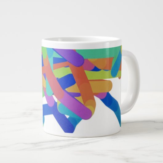 アイ注視点アートマグ ジャンボコーヒーマグカップ (正面右)