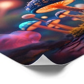 アイ白熱［赤熱］光を放つジゴ ポスター (角)