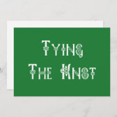 アイ結婚ルランドの結び目 招待状 (正面/裏面)