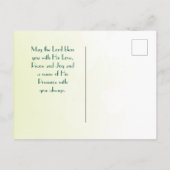 アイ賛美ルランドの主賛美君シャムロックデザイン ポストカード (裏面)