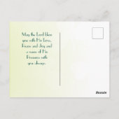 アイ賛美ルランドの主賛美君シャムロックデザイン ポストカード (裏面)