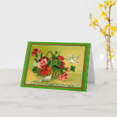 アイ賛美ルラン保護ズ・エンジェルズ・ユー・セント・パトリックズ カード (黄色い花)