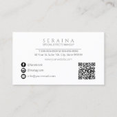 アイ鮮やかズクリエイティブメイクアップID1037 名刺 (裏面)