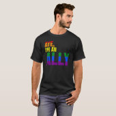 アイ・アイは味方ゲイプライドLgbt1 Tシャツ (正面フル)