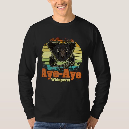 アイ・アイ霊長類ワオキツネネズミマダガスカル  15 Tシャツ (正面)