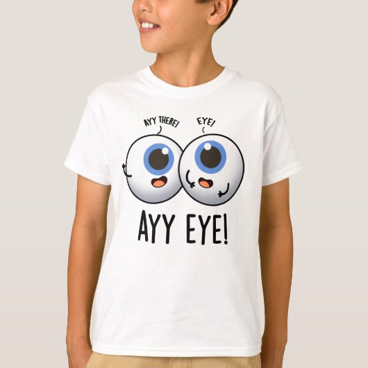 アイ・アイ・ファニーAIダジャレ Tシャツ (正面)