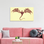 『アイ・アム・ファイア・アム・デス』 キャンバスプリント (インサイチュ (リビング))