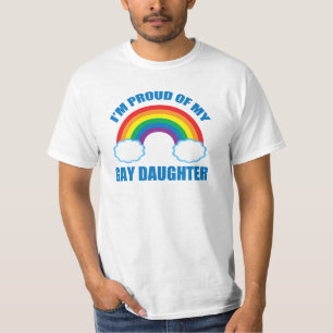 アイ・アム・誇りを持ったオブ・マイ・ゲイ・ドーターLGBTパパ Tシャツ
