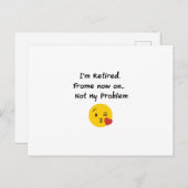 『アイ・ア退職したム・マイ・グレおもしろいフト』 ポストカード (正面/裏面)