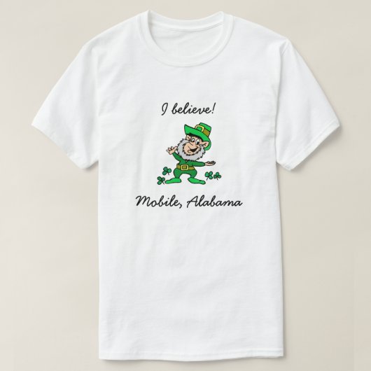アイ・イ信じン・レプチャウンズ Tシャツ (デザイン正面)