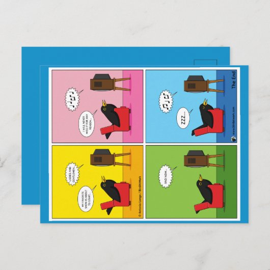 アイ・ウィル・ネバー・漫画 ポストカード (正面/裏面)