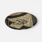 『アイ・オブ・ホルス – 黄金比』 ペーパープレート (アングル)