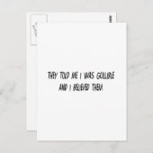 アイ・グリブル ポストカード (正面/裏面)