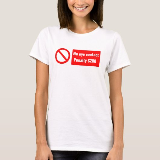 アイ・コンタクトのTシャツ無し Tシャツ (正面)