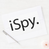 アイ・スパイ(iSpy) 長方形シール (封筒)