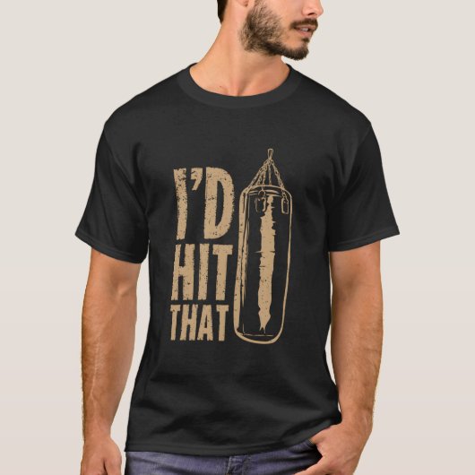 アイ・ディー ボクシング ヒット T Tシャツ (正面)