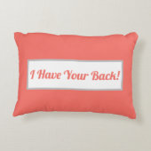 アイ・ハブ・ザ・バックサンゴモダン アクセントクッション (裏面)