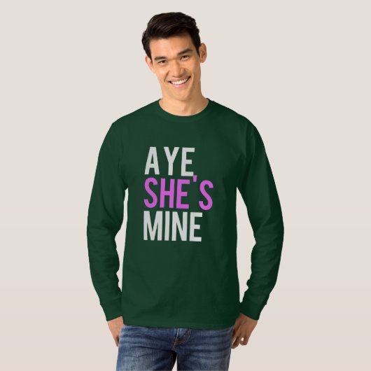 アイ・ヘイは俺のアイーだ彼女は俺のシャツだ Tシャツ (正面フル)