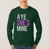 アイ・ヘイは俺のアイーだ彼女は俺のシャツだ Tシャツ (正面)