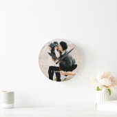 『アイ・ラブ・アモダンス・ファミリー』 ラウンド壁時計 (ホーム)
