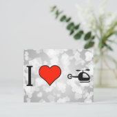 『アイ・ラブ・ウ飛んでいるィズ・ヘリコプター』 ポストカード (スタンド正面)