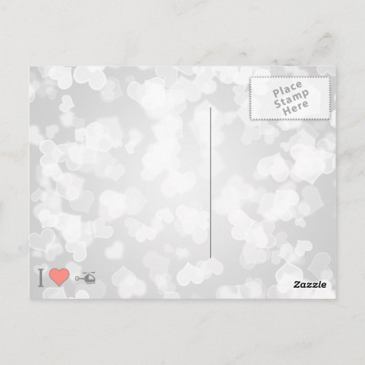 『アイ・ラブ・ウ飛んでいるィズ・ヘリコプター』 ポストカード (裏面)