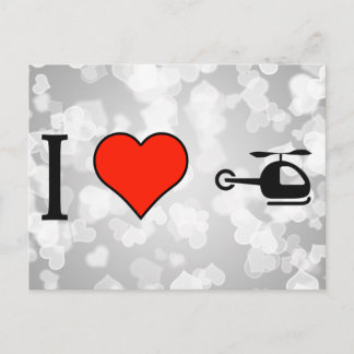 『アイ・ラブ・ウ飛んでいるィズ・ヘリコプター』 ポストカード