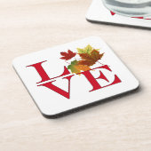 『アイ・ラブ・オータム』 コースター (左側)