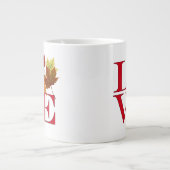 『アイ・ラブ・オータム』 ジャンボコーヒーマグカップ (正面)