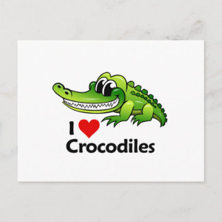 『アイ・ラブ・クロコダイル』 ポストカード