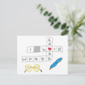 アイ・ラブ・クロスワード ポストカード (スタンド正面)